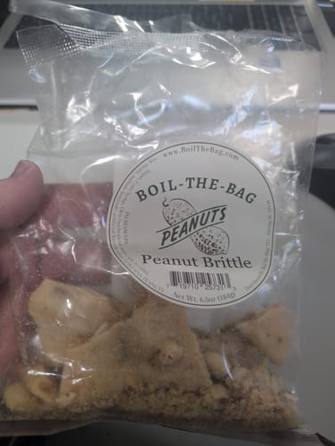 Customer photo review of Peanut Brittle (Reg. $7.99)