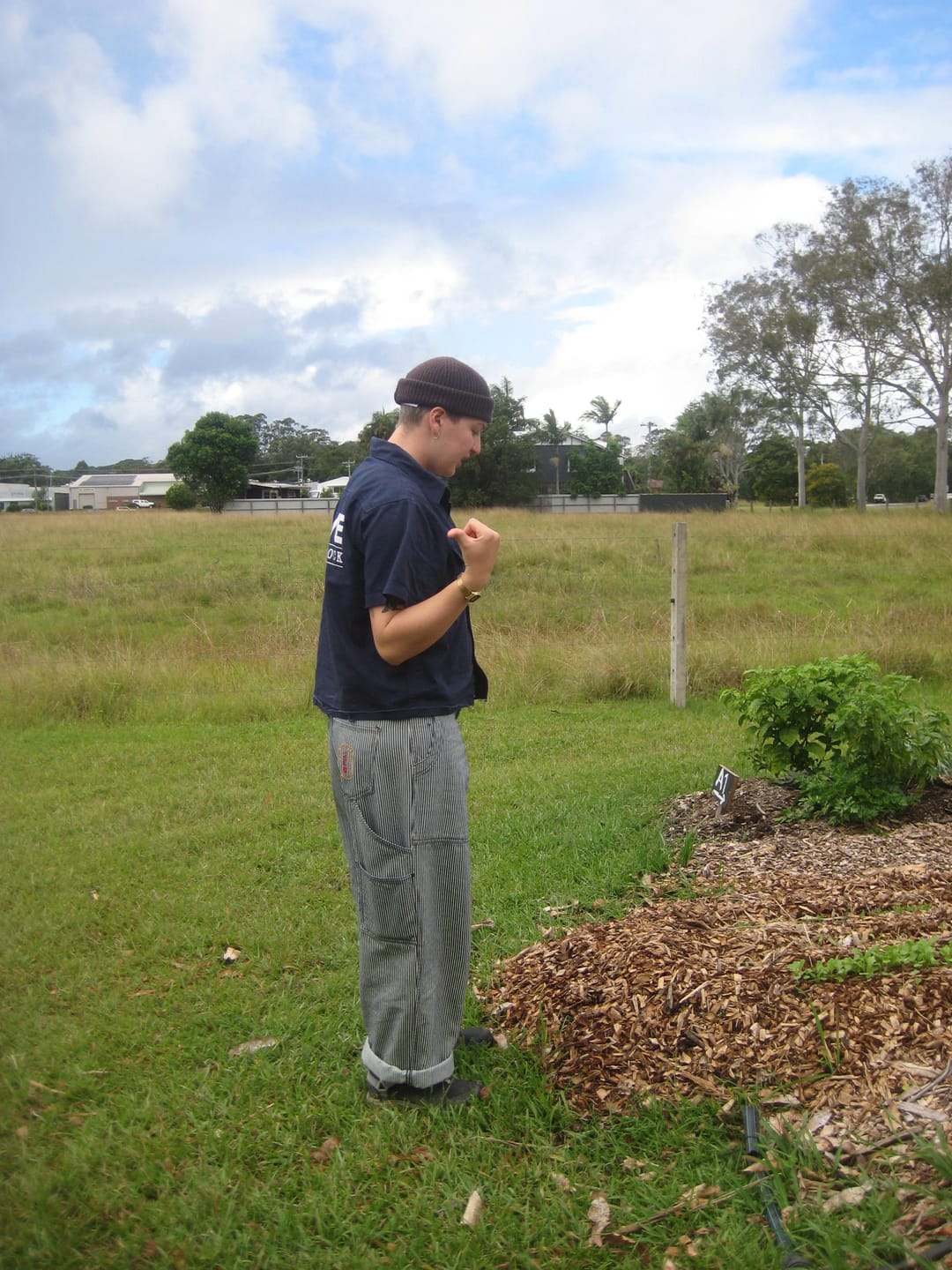 Customer photo review of Construction Pants - Hickory