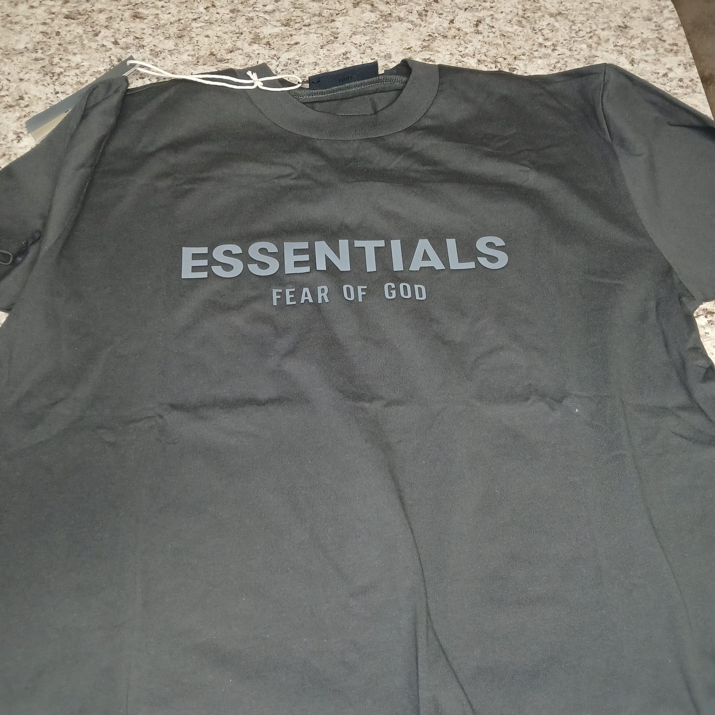 Customer photo review of Fear Of God ESSENTIALS T-Shirt