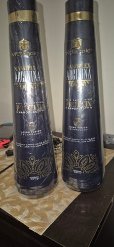 Customer photo review of Nanoplex Arginina™ Hair Straightening Nanoplastia Protein 1L/1000ml (33.8 fl. oz)