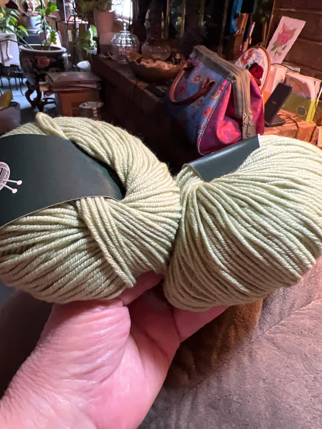 Customer photo review of Extra 2 Mystery Balls of Yarn