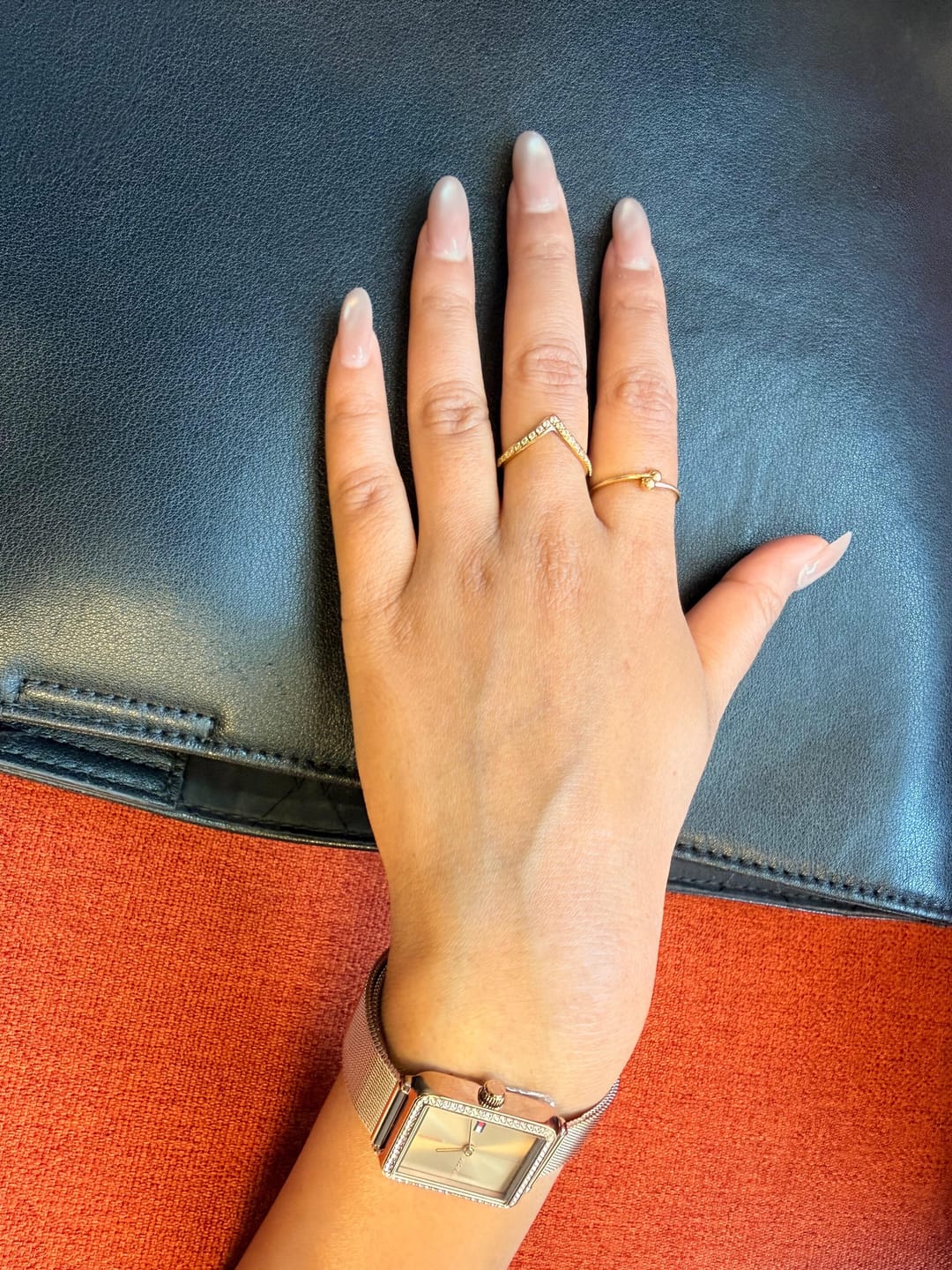 Customer photo review of Chevron Ring