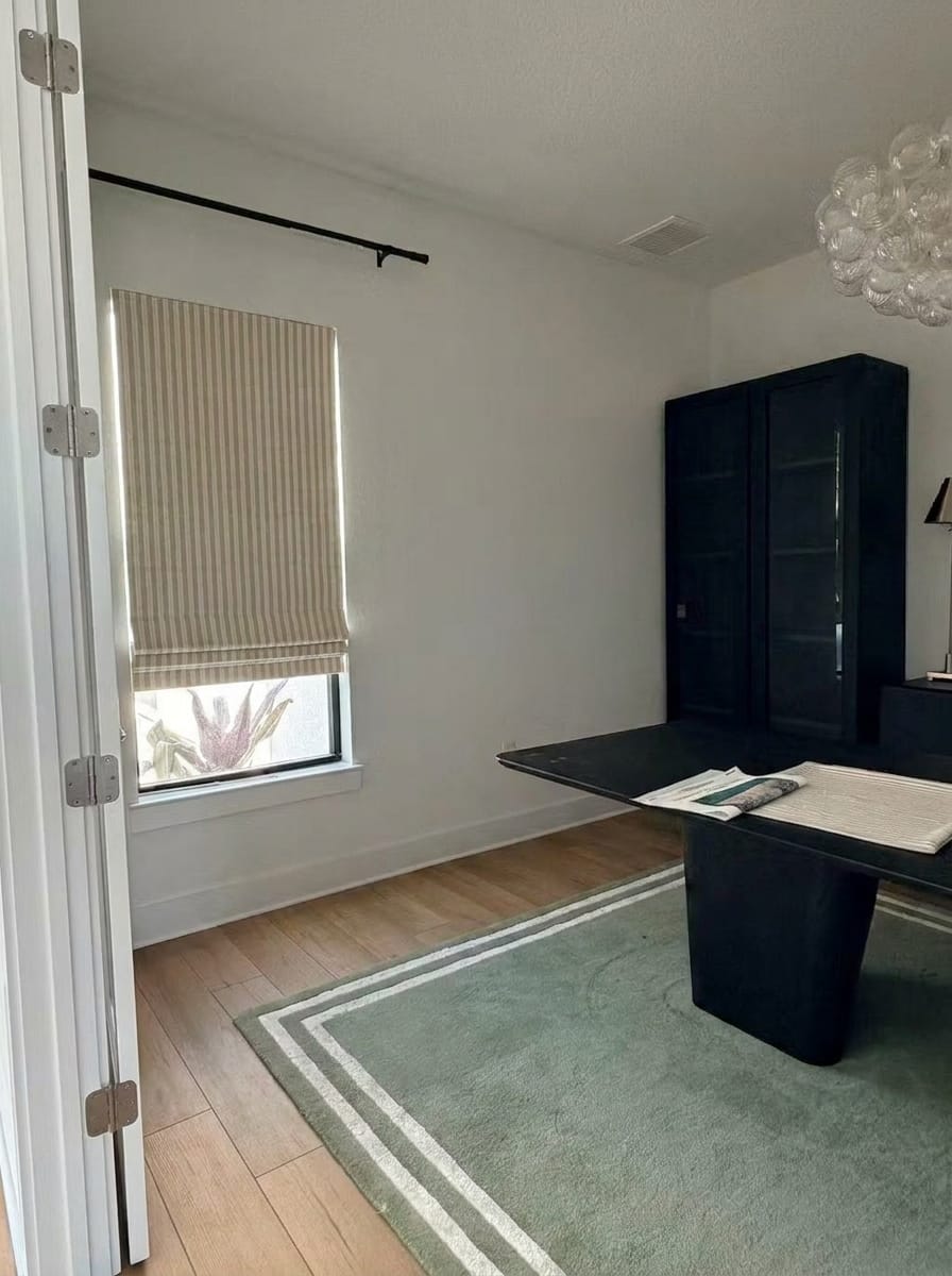 Customer photo review of Zaria Custom Roman Shades