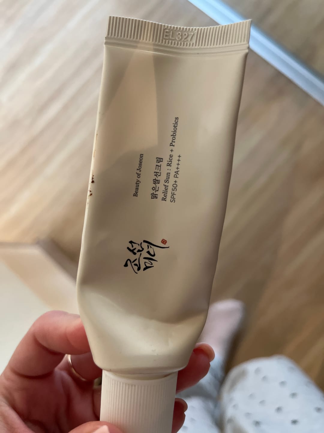 Customer photo review of Saules aizsargkrēms ar probiotiķiem Beauty of Joseon Relief Sun Rice Probiotics SPF50