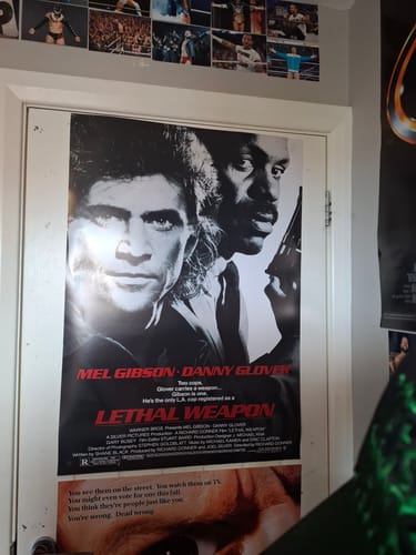 Customer photo review of Lethal Weapon 1987 Movie Poster