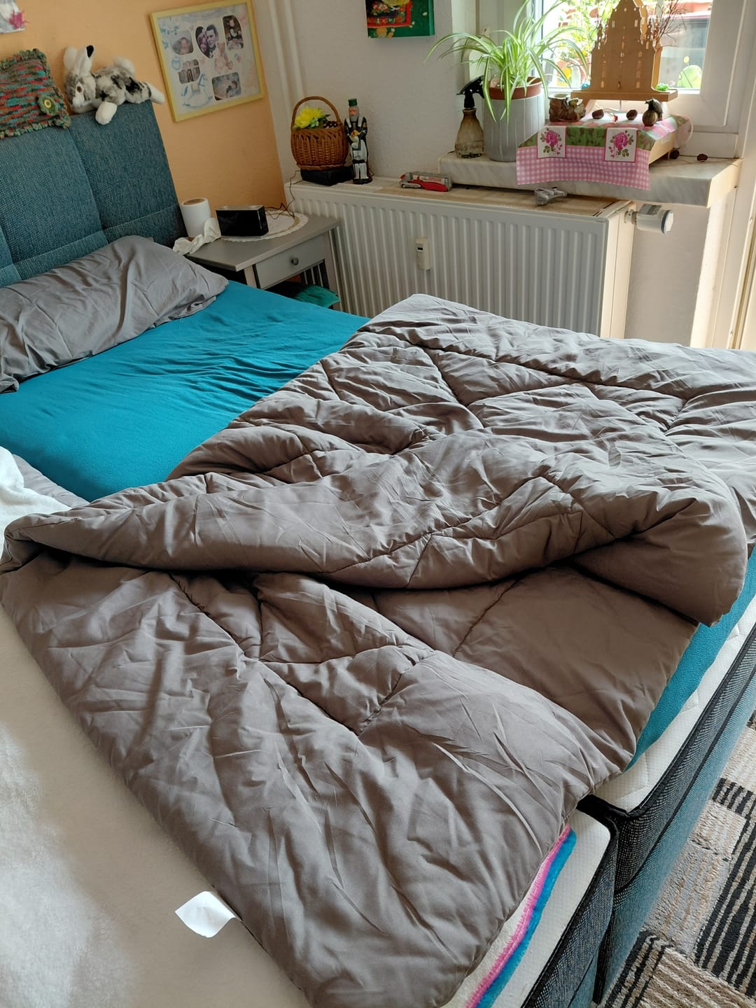 Customer photo review of EasySleep® Decke – Die schnelltrocknende 2-in-1 Decke, die Bettwäsche überflüssig macht.