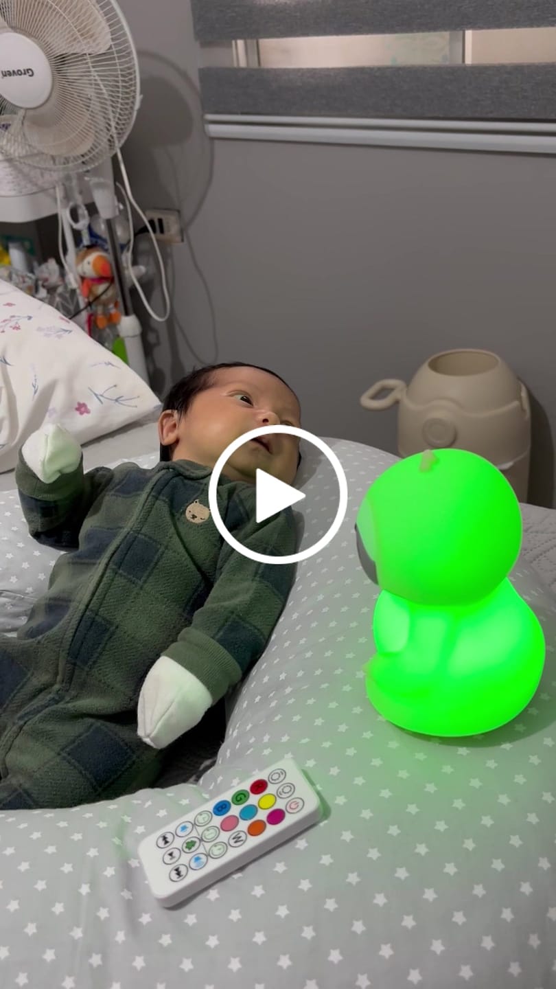 Customer video review of Lámpara con ruido blanco Perezoso