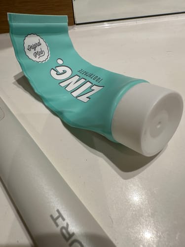 Customer photo review of Original Mint Toothpaste