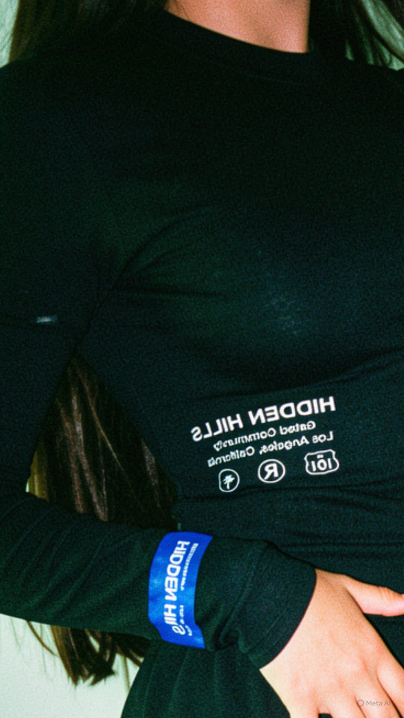 Customer photo review of LABEL LONGSLEEVE TOP BLACK