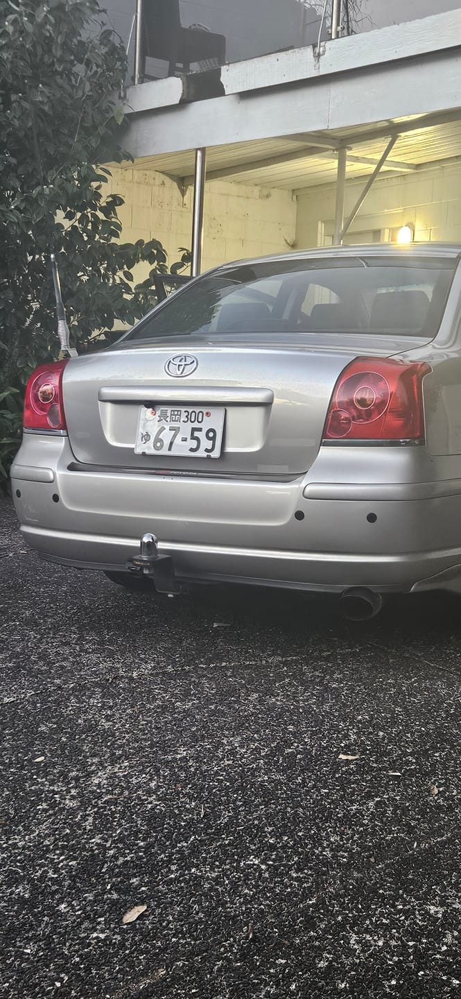 Customer photo review of Genuine Japanese Number Plates - WHITE