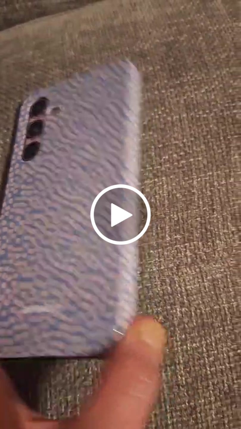 Customer video review of Bubble Blush - Tough Phone Case
