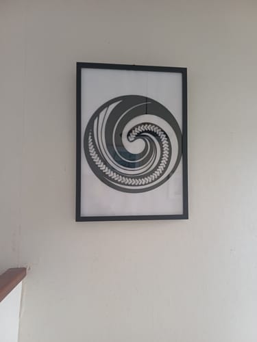 Customer photo review of Koru of Life Wall Art