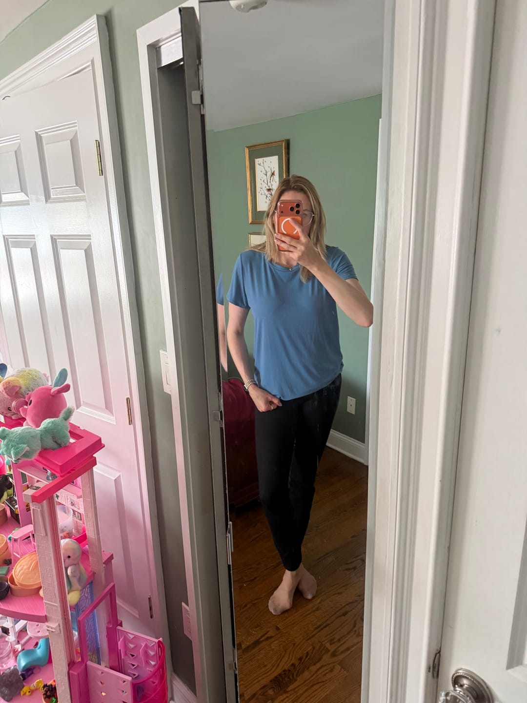 Customer photo review of Brigitte Brianna Crew Neck Tee