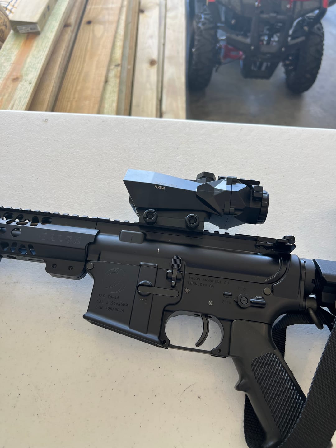 Customer photo review of SATURN™ 4x32 Tactical Scope (2.0)