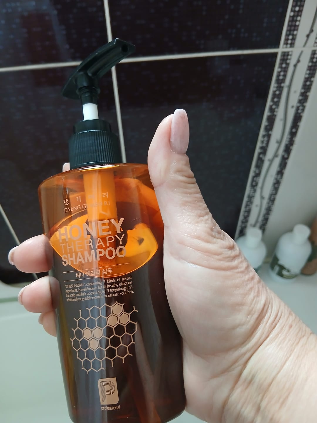 Customer photo review of Професионален шампоан Медена терапия Doori Honey Therapy