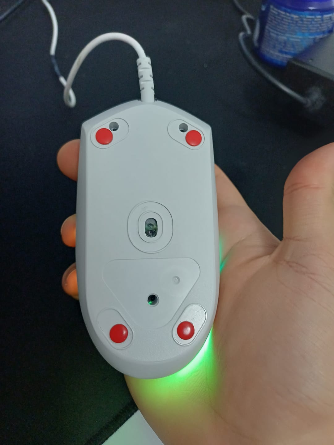 Customer photo review of X-Raypad Obsidian Mouse Skates