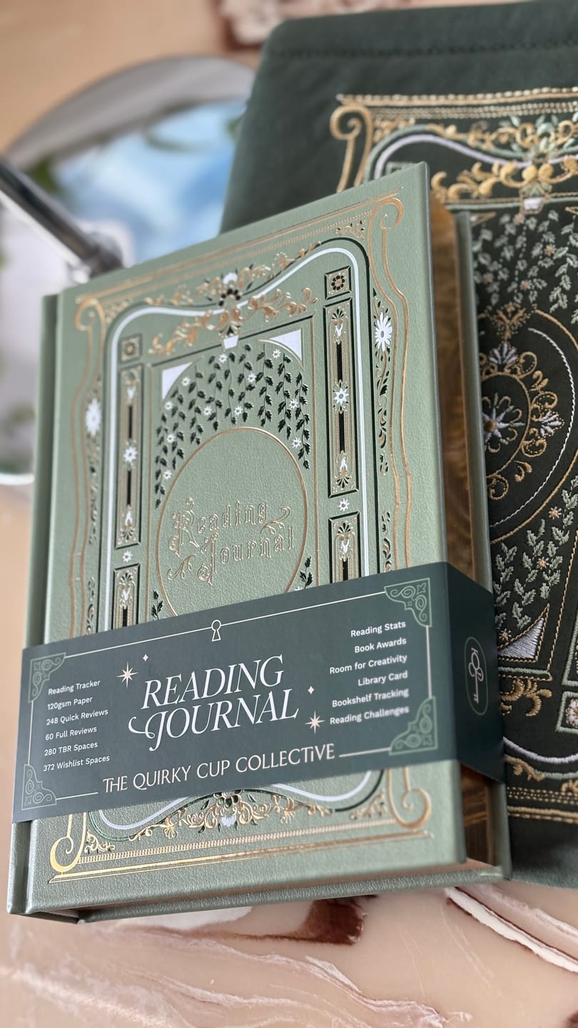 Customer photo review of Reading Journal - Sage
