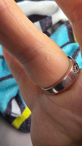 Customer photo review of GOD'S PROMISE CROSS RING
