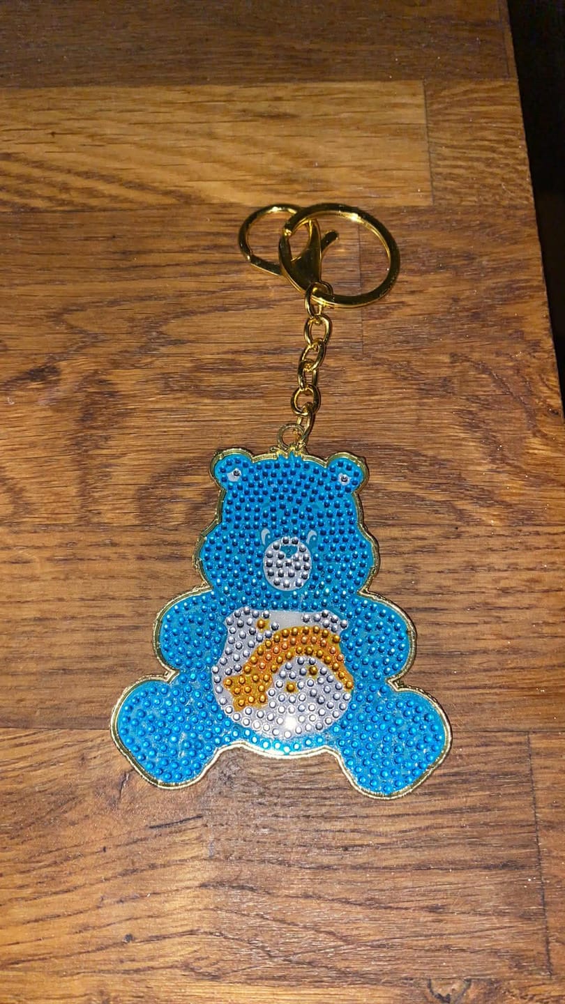 Customer photo review of Care Bears Crystal Art Keyring - Blind Bag