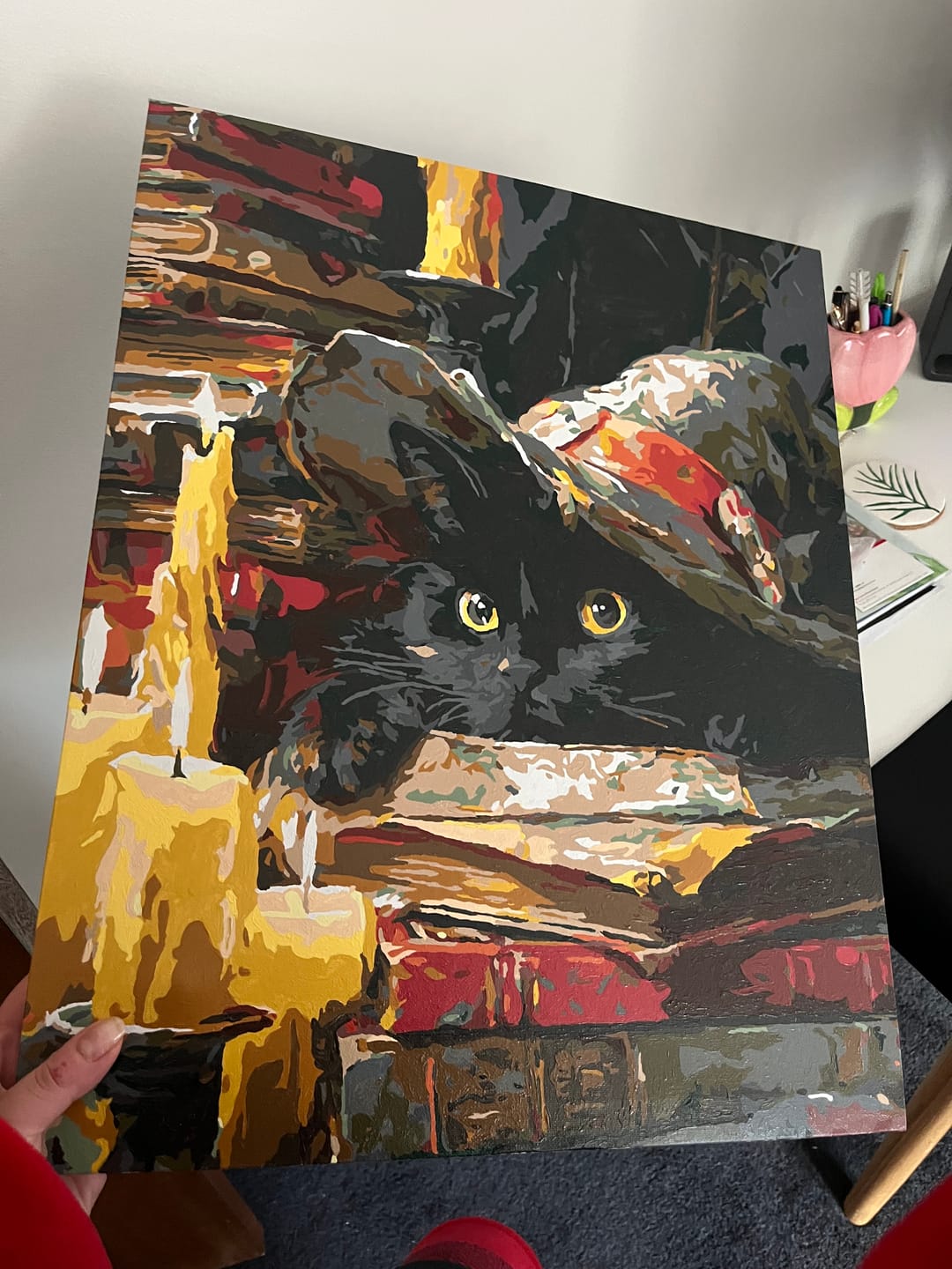 Customer photo review of Spells keeper | Paint by Number