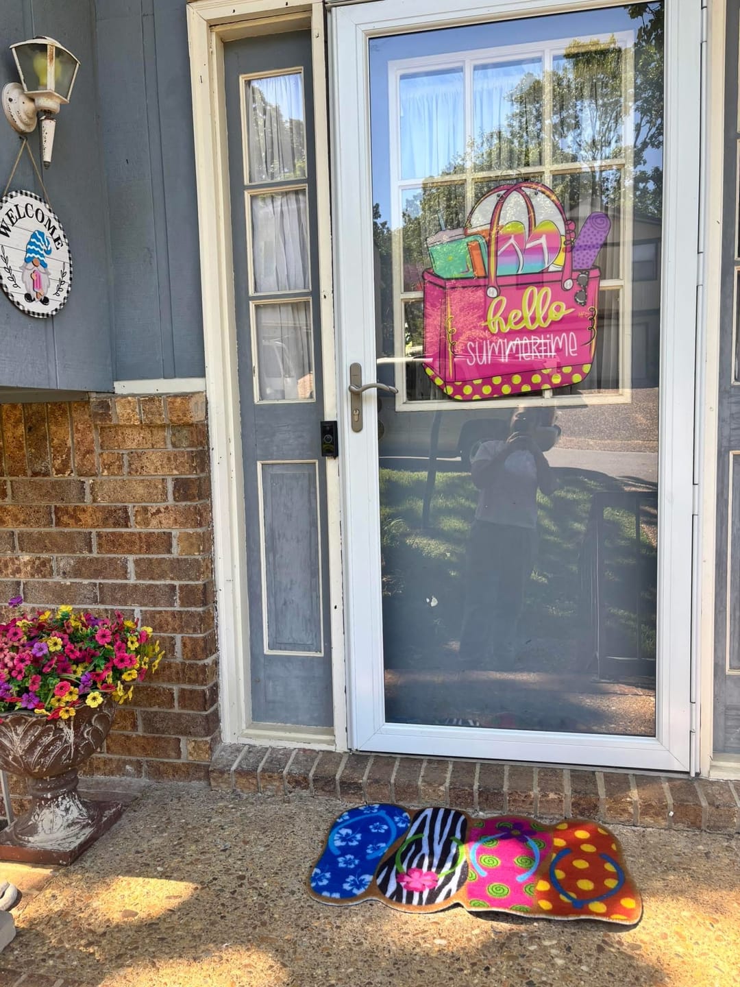Customer photo review of Hello Summertime Beach Bag Door Hanger