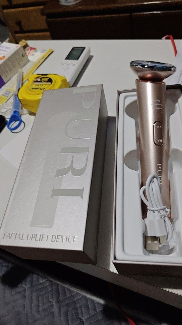 Customer photo review of เซตลิมิเตด | EMS Uplift Device & Mini PDRN Gel 20g. x2
