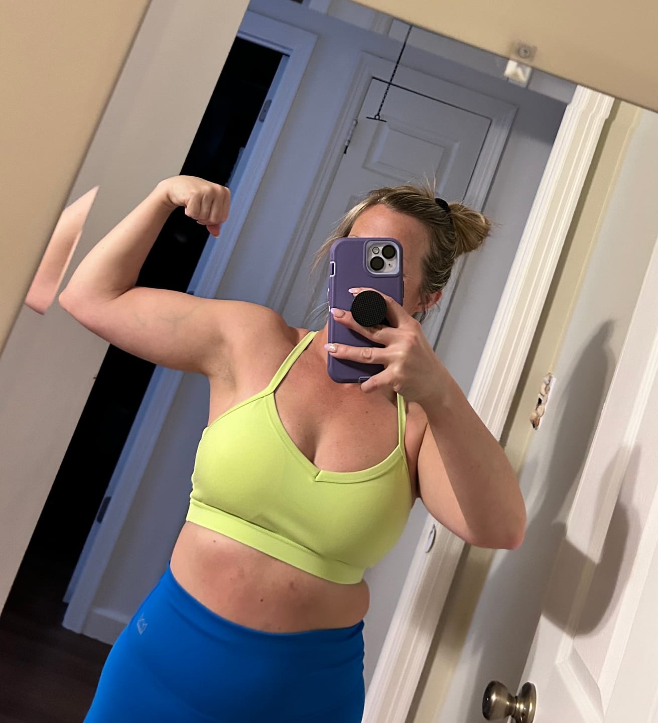 Customer photo review of BOLD Strappy Sports Bra