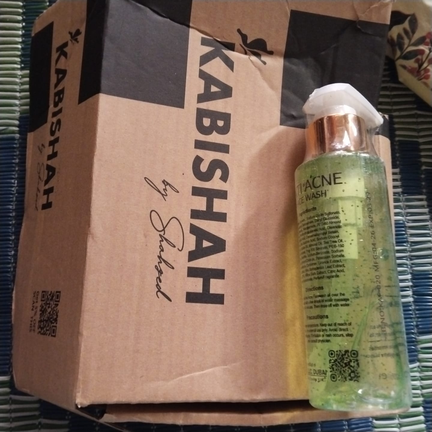 Customer photo review of ClearSkin Pro Anti Acne Face Wash