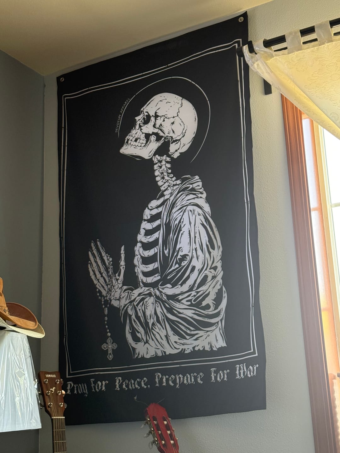 Customer photo review of The Peaceful Warrior Flag