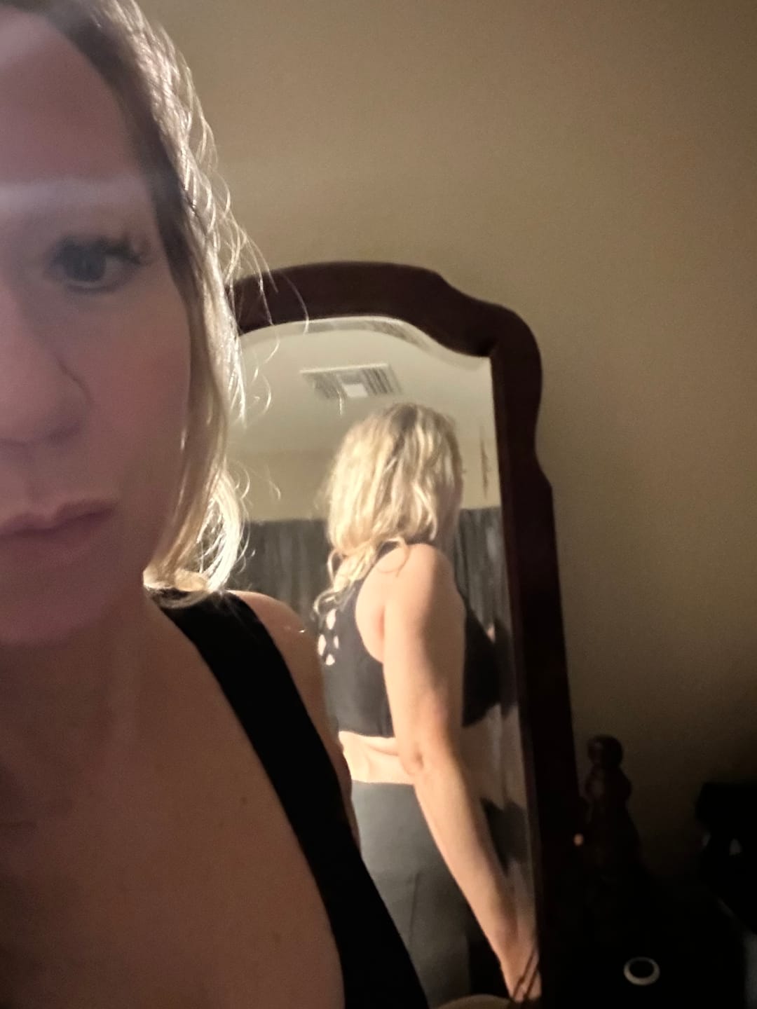 Customer photo review of AlignMe Pullover Posture Sports Bra For Women