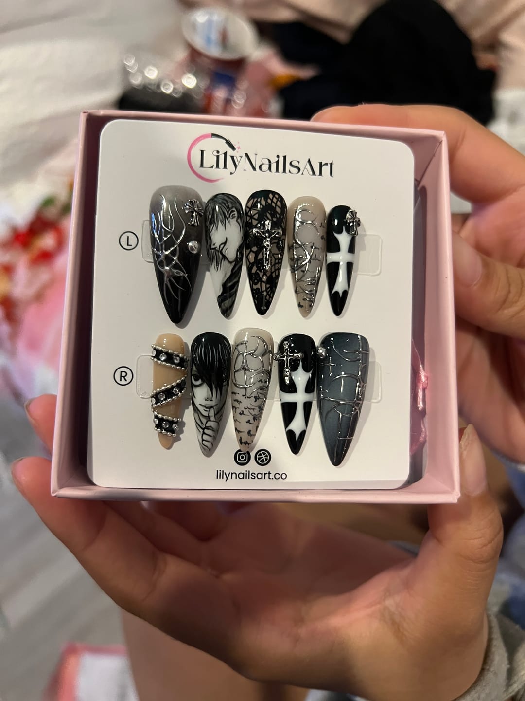Customer photo review of Custom Nails