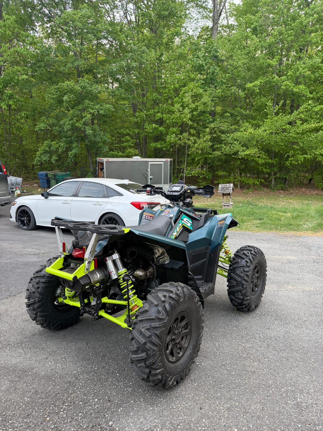Customer photo review of RPM Polaris Scrambler & Sportsman 1000S Sport Muffler Slip On Performance Exhaust