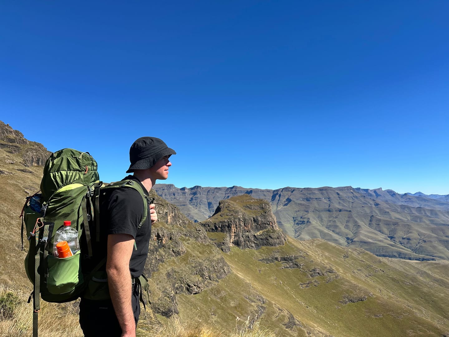 Customer photo review of 55 + 5L Hiking Backpack