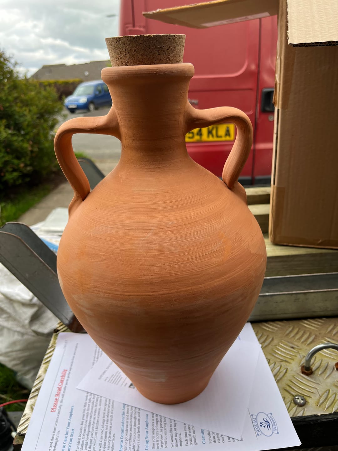 Customer photo review of Amphora, Urn, Pot For Water Purification, Detox, Conditioning And Energising