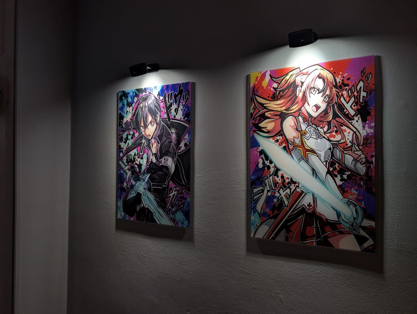 Customer photo review of Kirito Wall Art