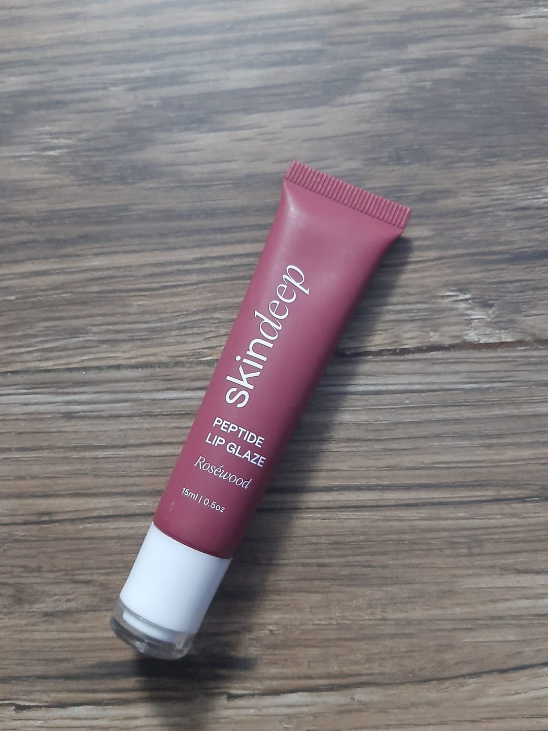Customer photo review of » Peptide Lip Glaze (100% off)