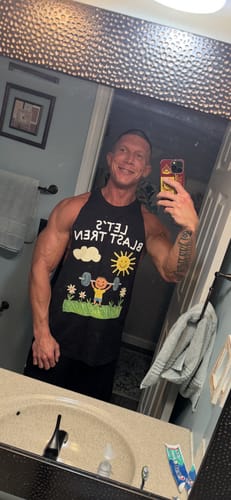 Customer photo review of Let's Blast Tren T-Shirt