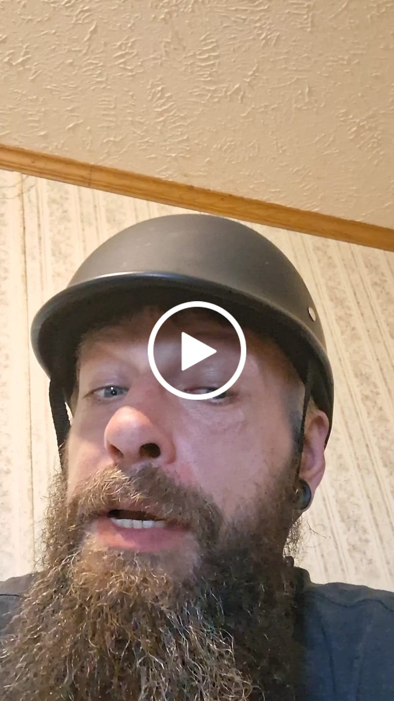 Customer video review of Low Profile Reversible DOT Polo Helmet / Matte Black