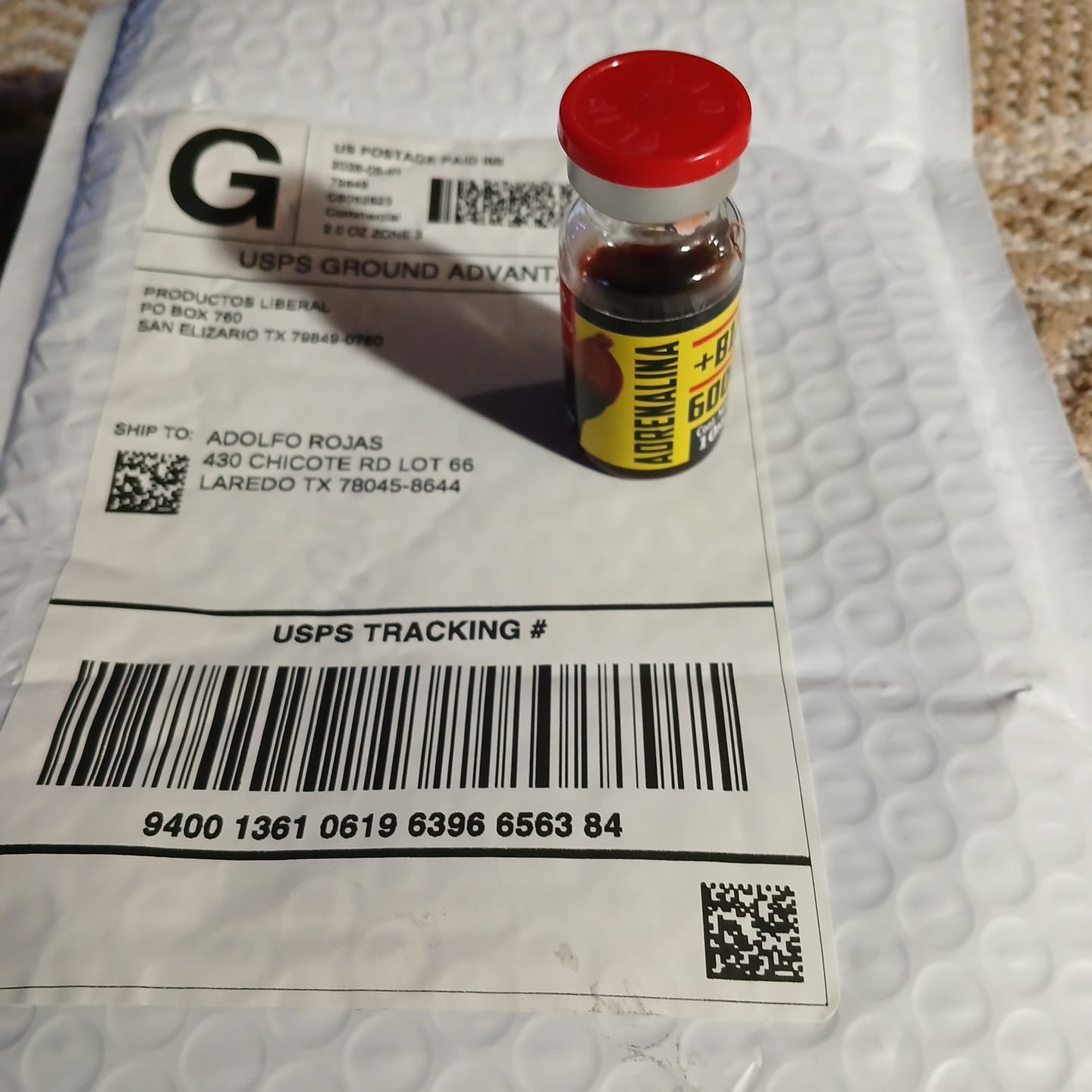 Customer photo review of Adrenalina +B12 6000