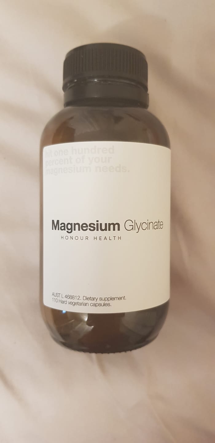 Customer photo review of Magnesium Glycinate (Pure & Unbuffered) - 110 Capsules