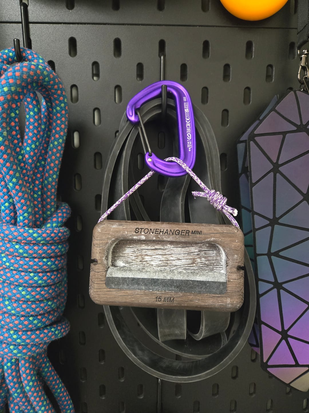 Customer photo review of Stone Hanger Mini - Smoked Oak