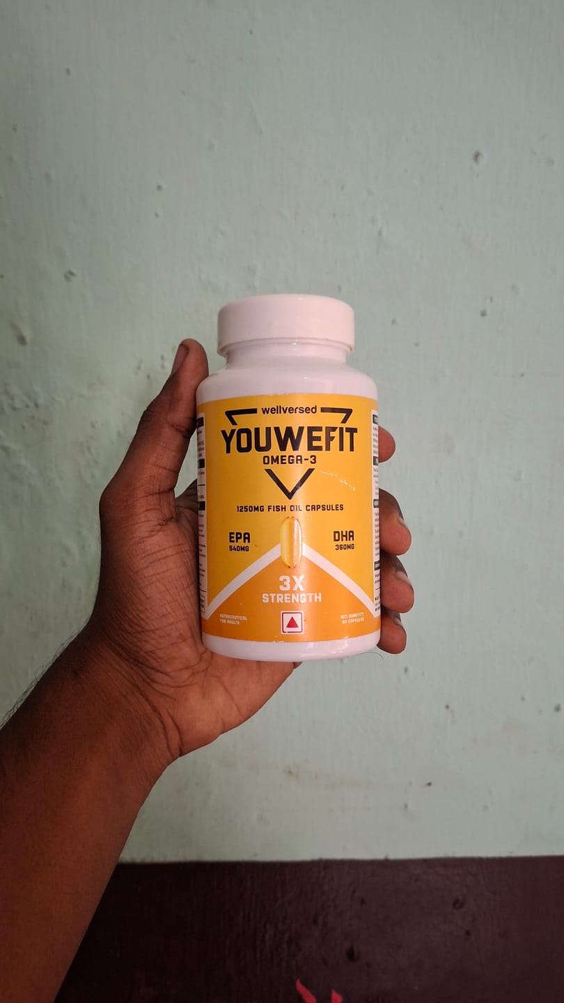 Customer photo review of YouWeFit Omega-3 Fish Oil (90 Capsules), 1250mg