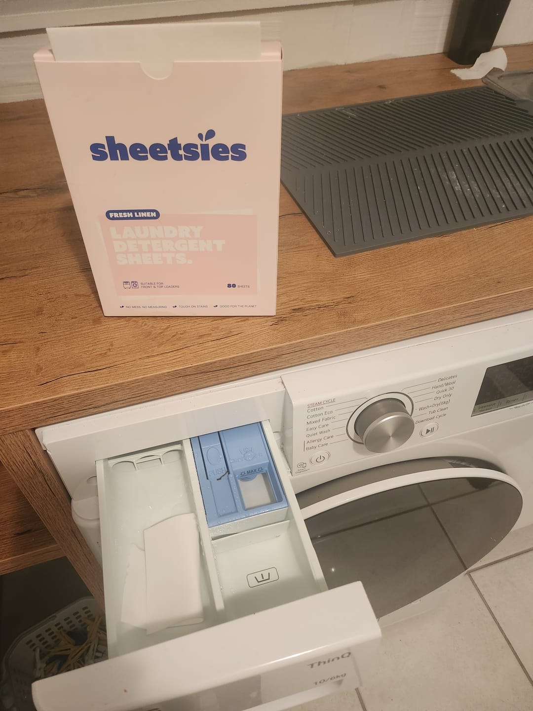 Customer photo review of Dishwasher Detergent x 80 Washes