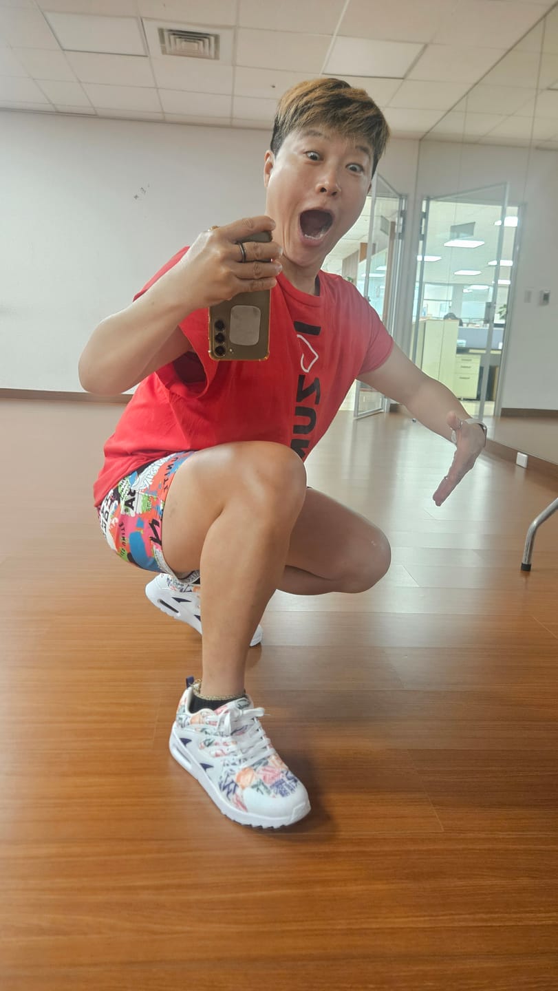 Customer photo review of Zumba Printed Air Lo