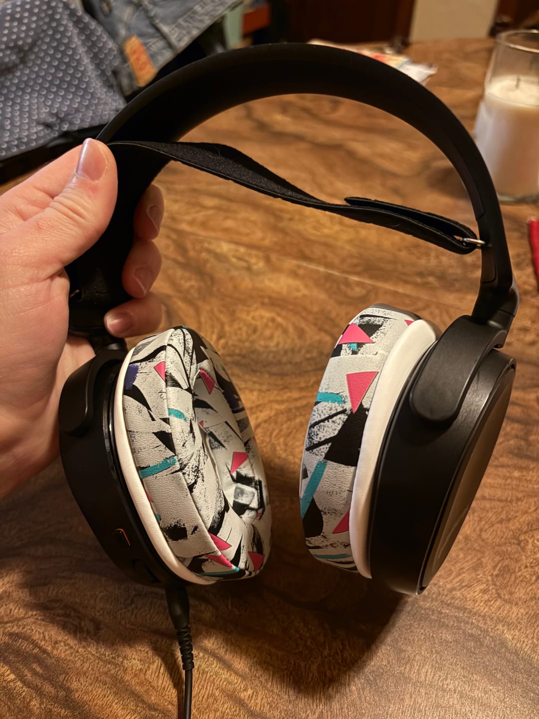 Customer photo review of Upgraded Gaming Earpads
