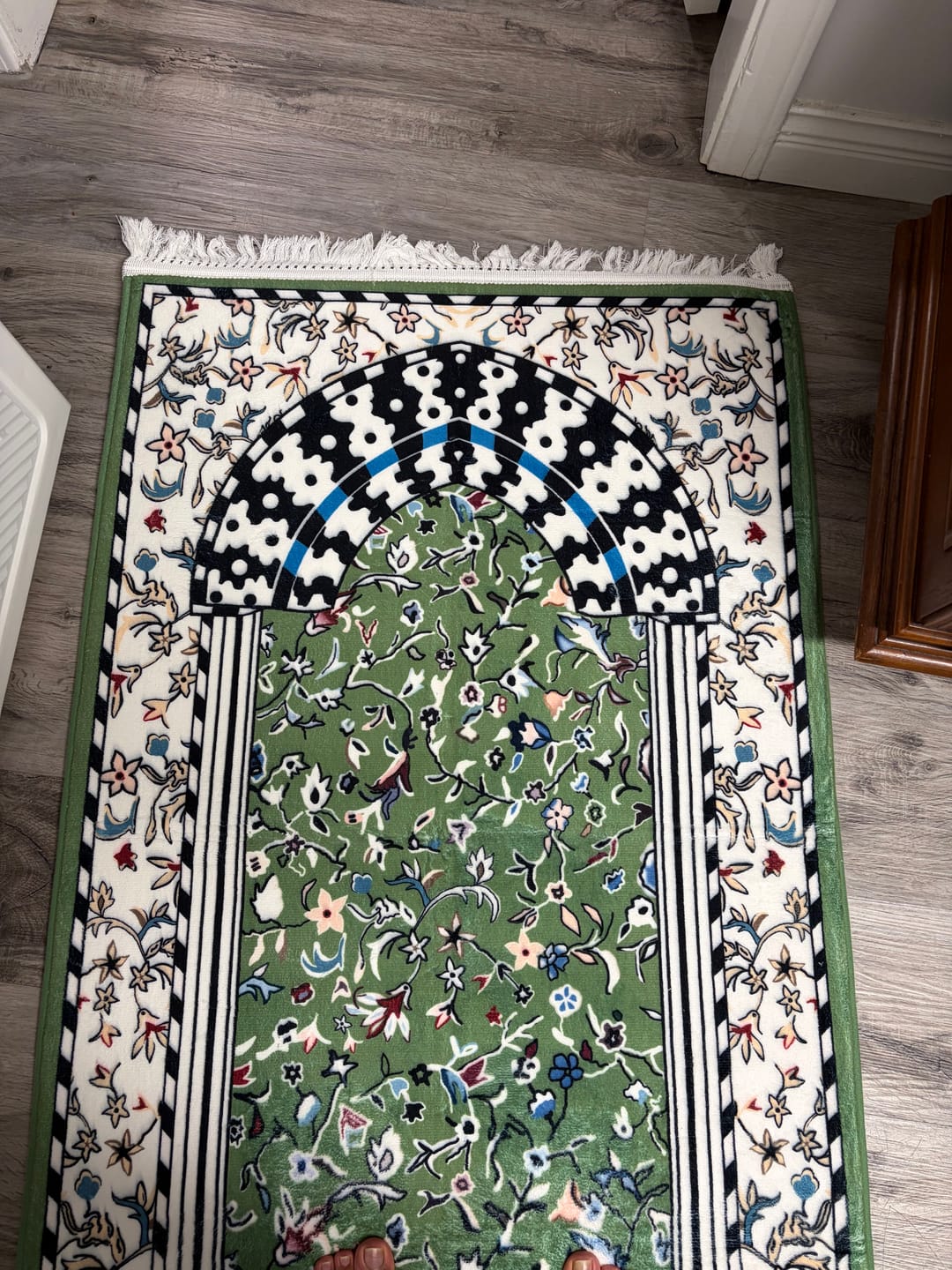 Customer photo review of Minbar Al Rawda Padded Prayer Mat