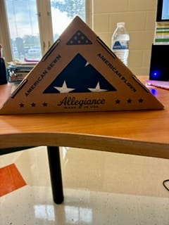 Customer photo review of Classroom Initiative 3' x 5 ' American Flag