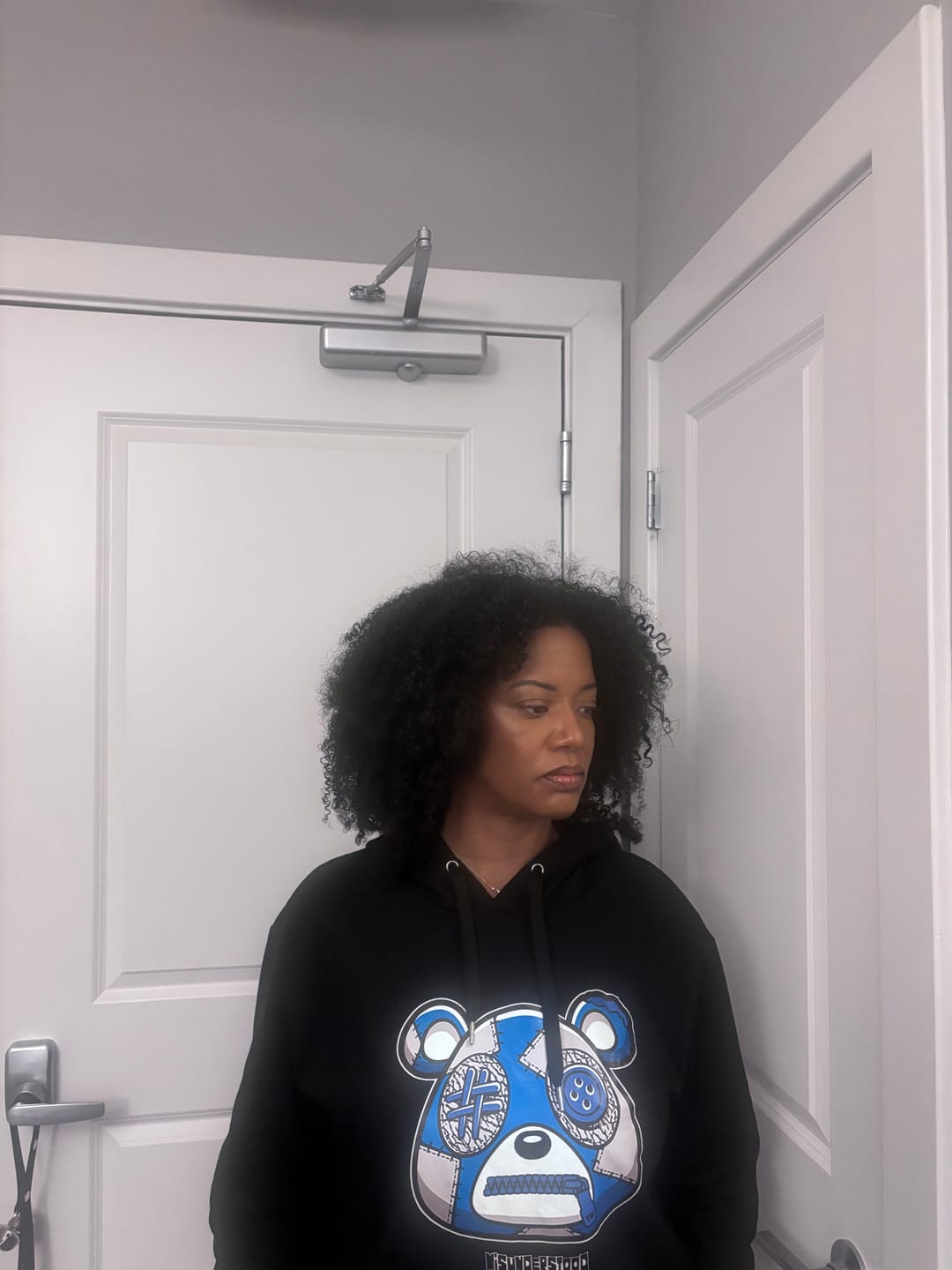 Customer photo review of Multi-Textured KinKy Curly Micro Loop Hair Extension