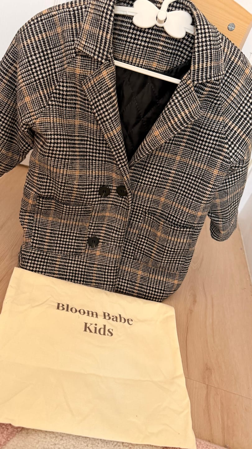 Customer photo review of Heritage Plaid Trench Coat
