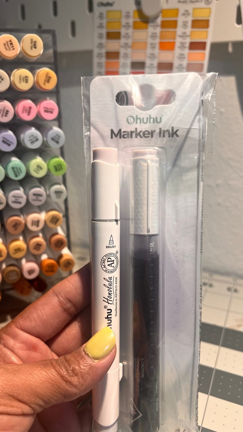 Customer photo review of Ohuhu Marker Ink WG10 / BG038 / CGII00 Refill for Alcohol marker